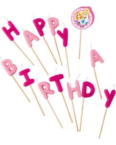 PRINCESS DREAMING HAPPY BDAY TOOTHPICK CANDLES 1CT-PRO-81592