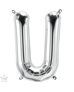 16 IN FOIL SILVER LETTER U AIR FILLED 1CTP-QUA-59692
