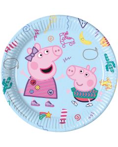 PEPPA PIG MESSY PLAY PAPER PLATES LRGE 23CM 8CT NG-PRO-93436