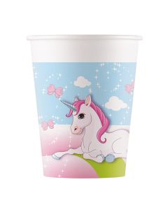 UNICORN PAPER CUPS 200ML 8CT-PRO-93463