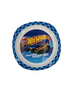 HOT WHEELS SPIRIT CHALLENGE SHAPED PLATE-KIE-84675