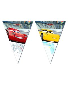 CARS 3 PLASTIC TRIANGLE FLAG BANNER 1CT-PRO-87805