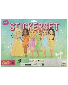 BESTIES STICKER SET-PEARL N PUFFY STICKERS-CCG-140044