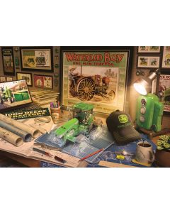 RAVENSBURGER 500PC JOHN DEERE WORK DESK-RVG-16838