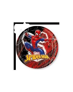 SPIDERMAN WORLD OF WEBS PAPER PLATES 23CM 8CT-PET-PRO-97313