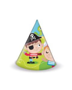 PIRATE TREASRE HUNT HATS 6CT-PRO-88257
