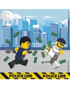 LEGO CITY 2PLY NAPKINS 33X33CM 20CT-PRO-92248