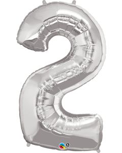34 INCH FOIL NUMBER 2 SILVER  1CTP-QUA-30404