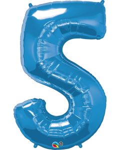 34 INCH FOIL NUMBER 5 SAPPHIRE BLUE 1CTP-QUA-30531