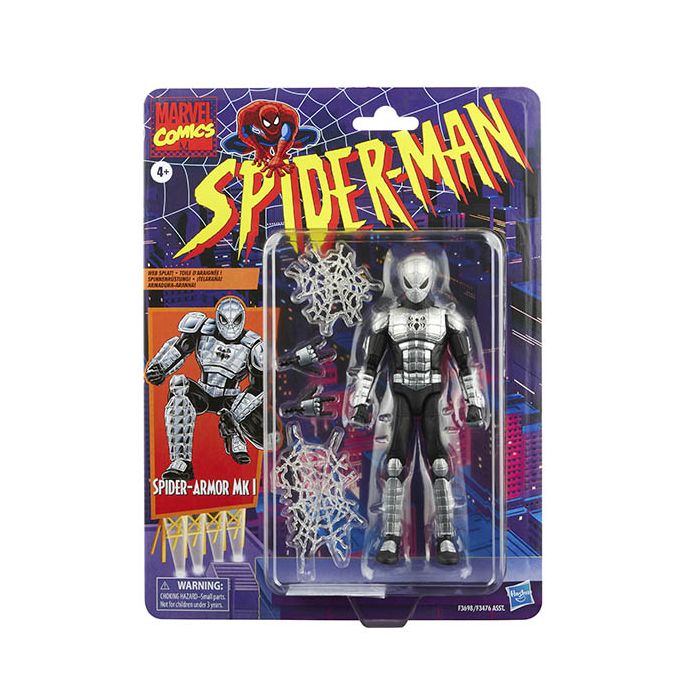 SPIDERMAN LEGENDS CLASSIC RETRO MK 1 SPD ARMOR HAS F3698