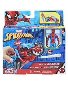 SPIDERMAN-4IN VEHICLE AND FIGURE-HAS-F6899