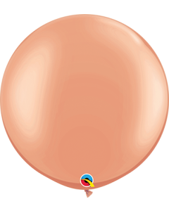 3 FT LATEX PLAIN RND ROSE GOLD 2CTP-QUA-57344