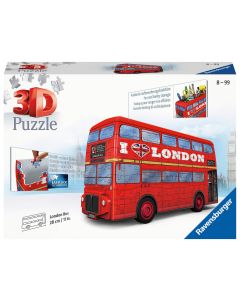 RAVENSBURGER 216PC 3D PUZZLE VEHICLE LONDON BUS-RVG-12534