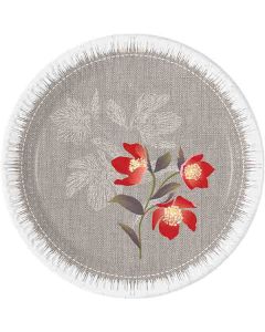 BLOOMING POPPIES PAPER PLATES 20CM 8CT-PRO-92920