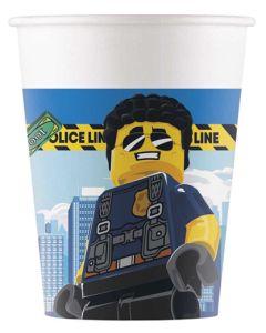 LEGO CITY PAPER CUPS 200ML 8CT-PRO-93511