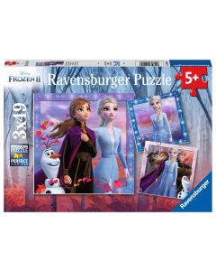 RAVENSBURGER 3X49PC PUZZLE FROZEN 2 THE JOURNEY-RVG-5011