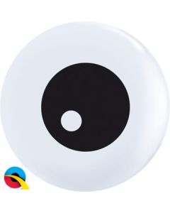 5 INCH LATEX FRIENDLY EYEBALL TOP PRINT 100 CTP-QUA-60299