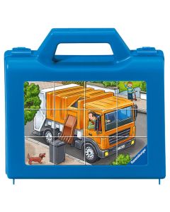 RAVENSBURGER 12PC CUBE PUZZLE FAVORITE VEHICLES-RVG-7406