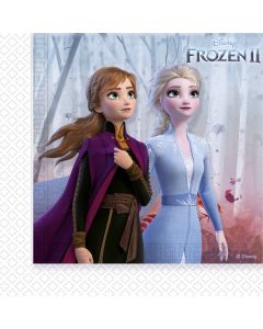 FROZEN II SPARKL TWO-PLY PAPR NAPKINS 33X33CM 20CT-PRO-91128