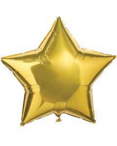18 INCH AIR-HELIUM FOIL GOLD STAR 1CTP-PRO-92453