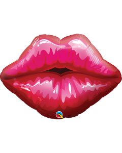 30 INCH FOIL BIG RED KISSEY LIPS 1CTP-QUA-16451