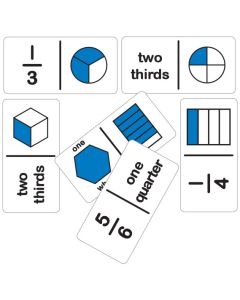 TFC-DOMINOES FRACTION SIMPLE SET A 28P-TFC-11587