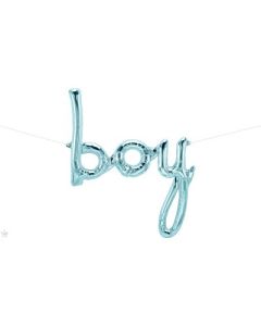 42 IN FOIL BOY SCRIPT SILVER AIR FILLED 1CTP-QUA-59828