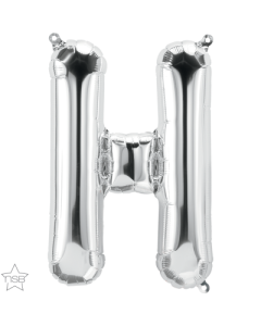 34 INCH FOIL SILVER LETTER H 1CTP-QUA-59670