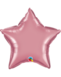 20 INCH FOIL STAR CHROME MAUVE PLAIN FOIL 1 CTP-QUA-90077