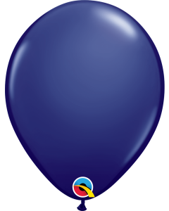 11 INCH LATEX RND NAVY BLUE 100CTP-QUA-57127