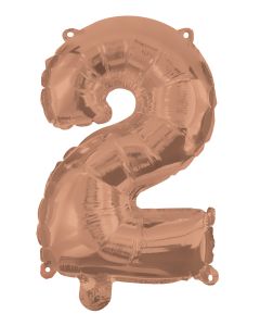 37 INCH AIR-HELIUM ROSE GOLD FOIL BALLOON 2 1CTP-PRO-92478