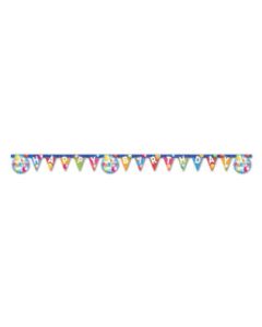 FABULOUS PARTY HAPPY BIRTHDAY DIE CUT BANNER 1CT-PRO-88358