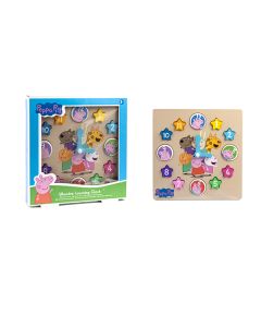 PEPPA PIG WOODEN LEARNING CLOCK-RMS-85-0029