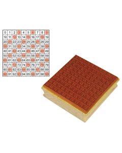 TFC-STAMP HUNDREDS GRID 0-99 1P-TFC-10608