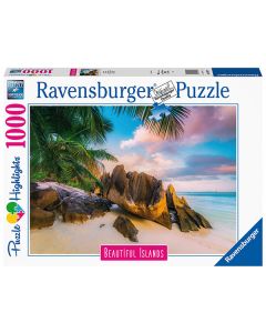 RAVENSBURGER 1000PC PUZ BEAUTIFUL ISL SEYCHELLES-RVG-16907