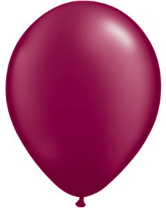 11 INCH LATEX RND PRL BURGUNDY 100CTP-QUA-43769