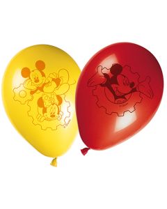 PLAYFUL MICKEY 11INCH PRINTED BALLOONS 8CT-PRO-81522