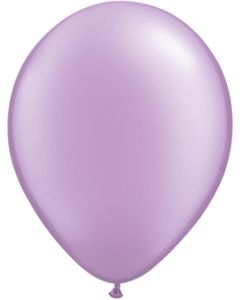 5 INCH LATEX PLAIN RND PRL LAVENDER 100CTP-QUA-43587