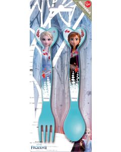 FROZEN II 2 PCS PP CUTLERY SET-STO-82345