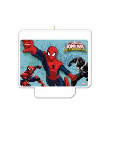 ULTIMATE SPIDERMAN WEB WARS H/BDAY DECOR CANDL 1CT-PRO-85177