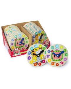 COCOMELON MY FIRST WOODEN CLOCK 2 ASST-RMS-96-0047