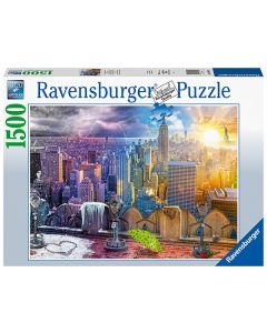 RAVENSBURGER 1500PC PUZZLE AT NEW YORK SKYLINE-RVG-16008