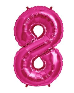 37 INCH AIR-HELIUM PINK FOIL BALLOON 8 1CTP-PRO-92494