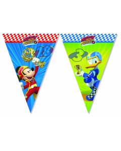 MICKEY ROADSTER RACERS TRIANGLE FLAG BANNER 1CT-PRO-87943