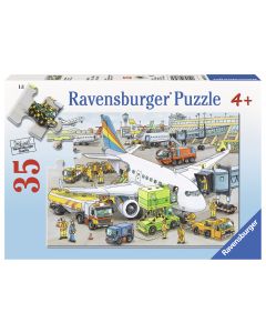 RAVENSBURGER 35PC PUZZLE BUSY AIRPORT-RVG-8603