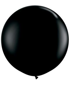 3 FT LATEX PLAIN RND ONYX BLACK 2CTP-QUA-42857