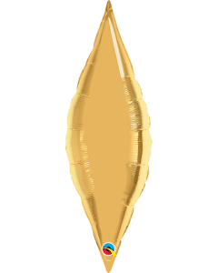 13 INCH FOIL TAPER METALLIC GOLD 1CTL-QUA-17125