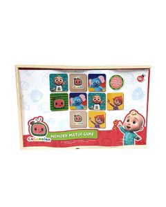 COCOMELON WOODEN MEMORY MATCH CARDS-RMS-96-0006