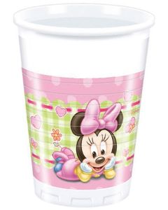 BABY MINNIE PLASTIC CUPS 200ML 8CT-PRO-84351