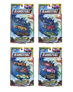 TEAMSTERZ STREET MACHINES COLOUR CHANGE 3 CAR PACK-HTI-1417295